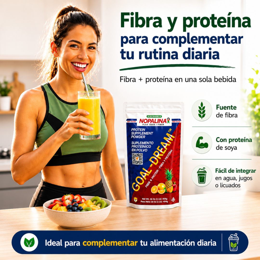 Goal Dream™ – Fibra y proteína en polvo (454 g)