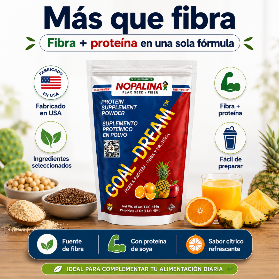 Goal Dream™ – Fibra y proteína en polvo (454 g)