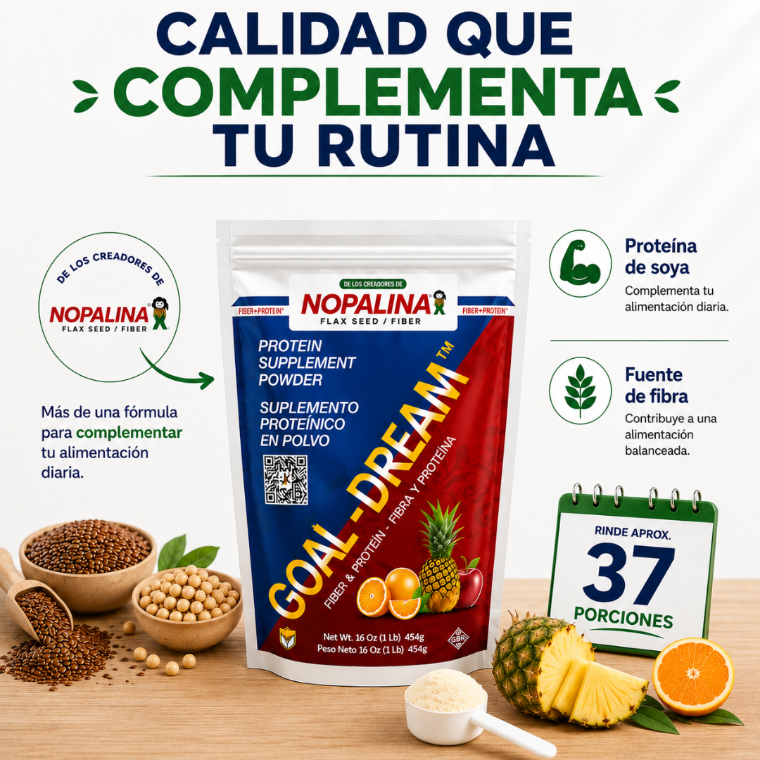 Goal Dream™ – Fibra y proteína en polvo (454 g)