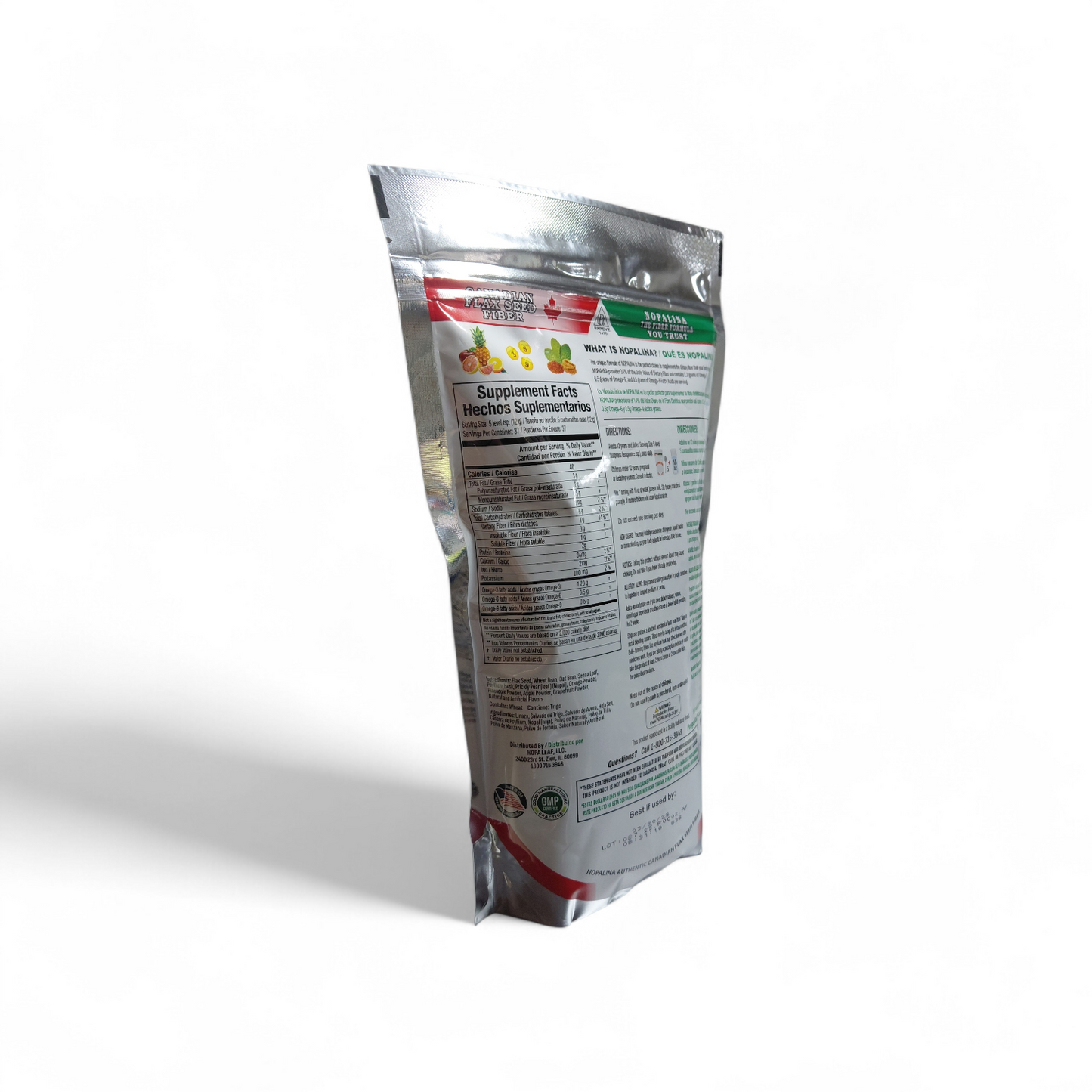 Nopalina® Flax Seed Fiber – Fibra natural (454 g)