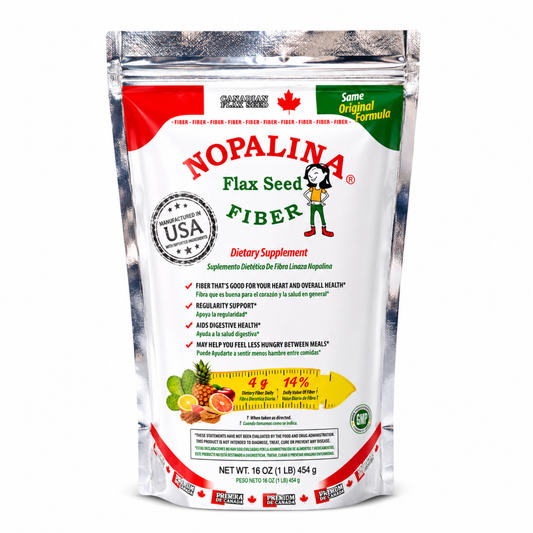 Nopalina® Flax Seed Fiber – Fibra natural (454 g)
