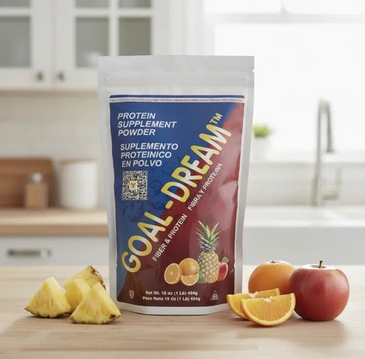 Goal Dream en cocina con frutas